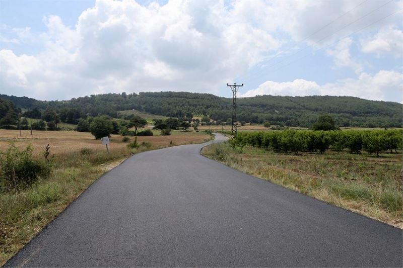 Sakarya Geyve’de 19 kilometrelik yol tamamlandı