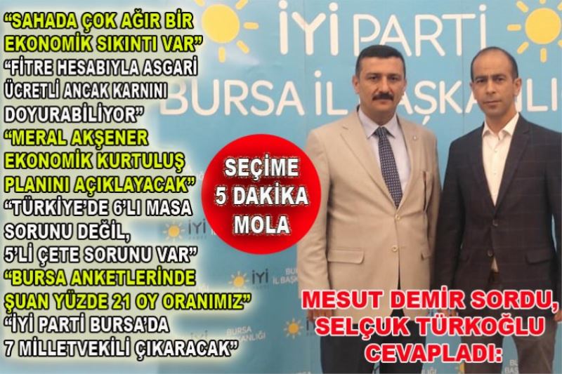 İyi Partili Başkan Selçuk Türkoğlu’ndan tartışılacak açıklamalar: 