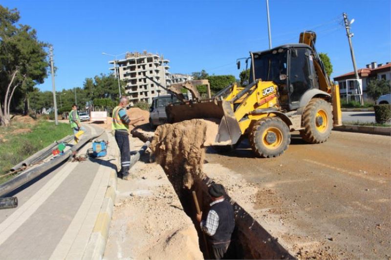 Antalya Manavgat Sarılar’da içme suyu çalışması bitiyor