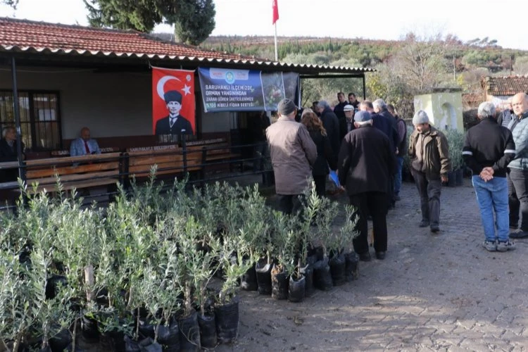 Yangın mağdurlarına Manisa Büyükşehir