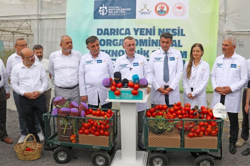 Kocaeli’de sebze ve meyveler topraksız tarımla yetiştiriliyor