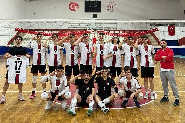 Gölcük Genç Erkekler voleybolda Kocaeli şampiyonu