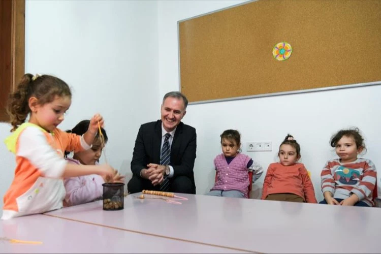 İnegöl’deki çocuklar eğitim hayatına ilk adımı  burada atacak