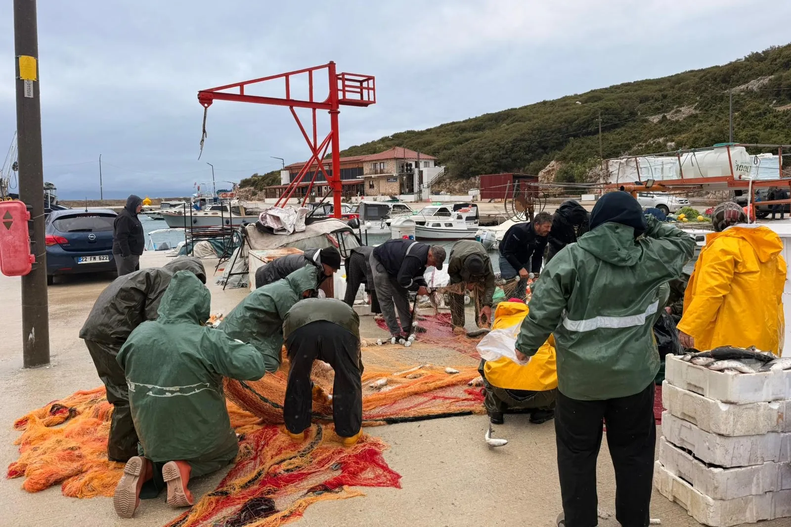 Edirne Mecidiye’de yıllar sonra kara kefal bereketi!