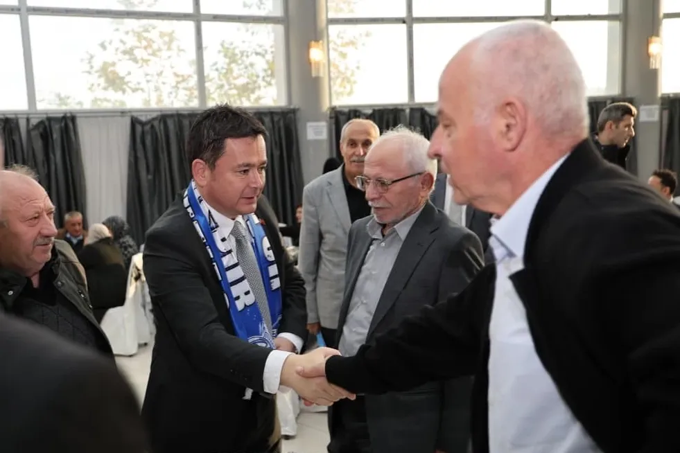 Bursa Ovaakça’da Başkan Aydın’a hizmet teşekkürü