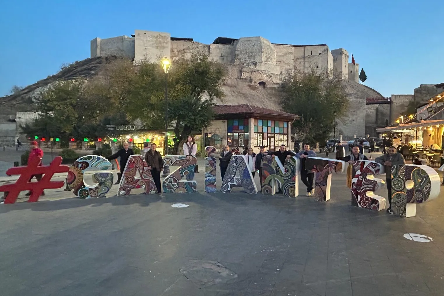 Edirneli gazeteciler Gaziantep