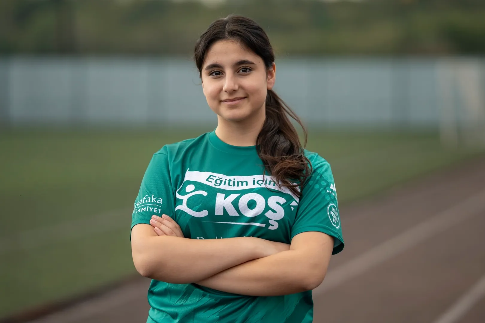 Darüşşafaka koşucusu İnci Naz Sönmez maratonun 
