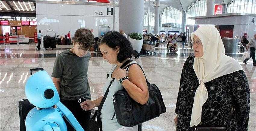 İstanbul Havalimanı’nın robotları görücüye çıktı