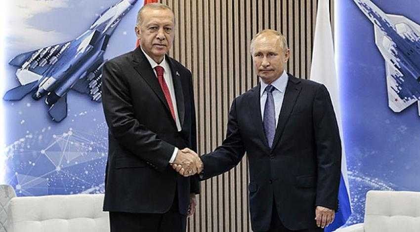 Cumhurbaşkanı Erdoğan - Putin görüşmesi sona erdi