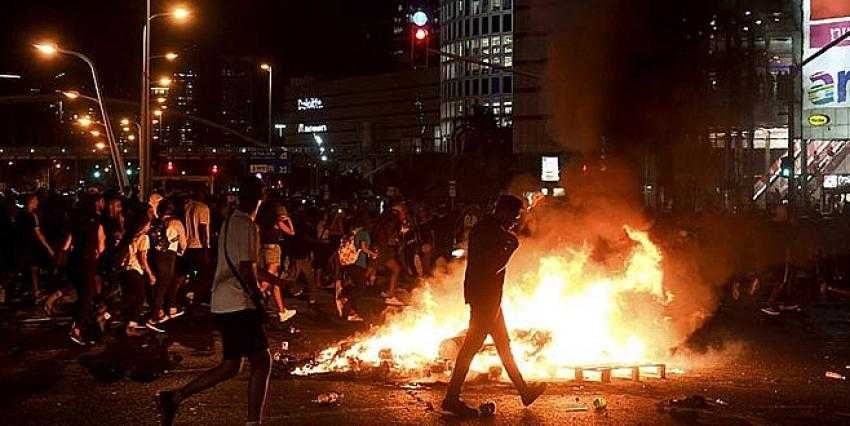 İsrail savaş alanına döndü! Çok sayıda yaralı var...