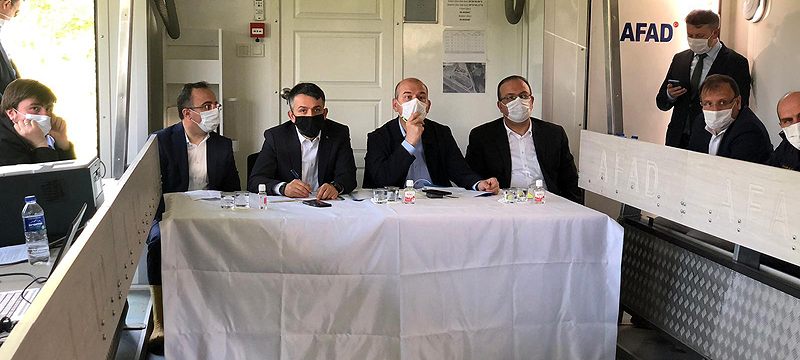 2 bakan afet için Bursa’da