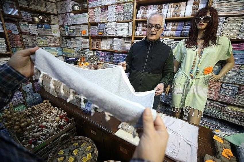 40 ülkenin vatandaşı Bursa peştamalıyla kurulanıyor
