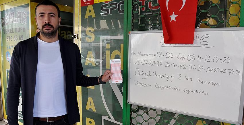Büyük ikramiye çıkan 8 kuponun oynandığı bayiden açıklama