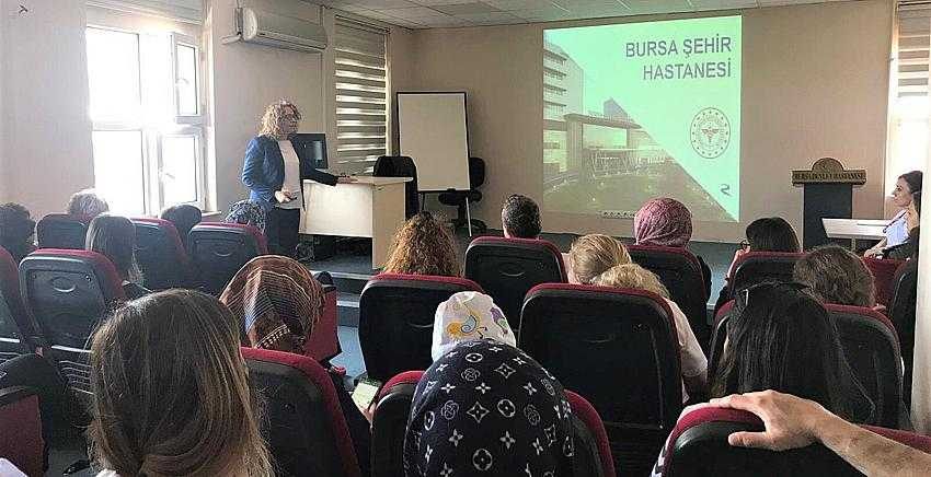 Bursa Şehir Hastanesi çalışanlarına oryantasyon eğitimi