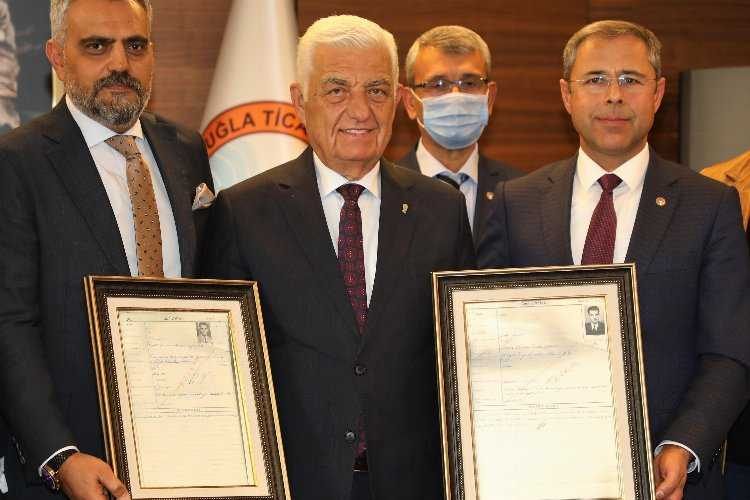 Muğla Ticaret ve Sanayi Odasından, Başkan Gürüne hediye 