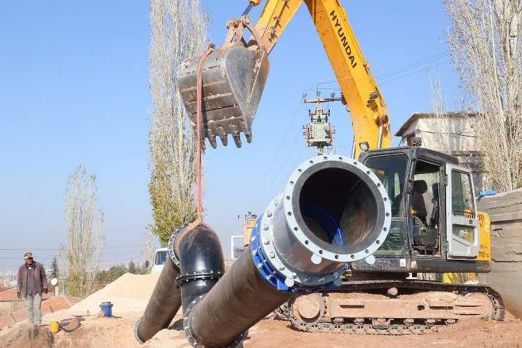 Aksarayda altyapı çalışmaları devam ediyor 