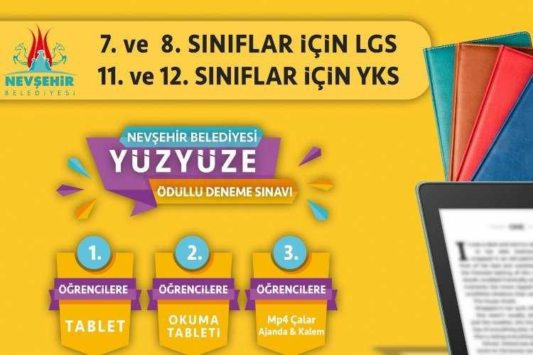 Nevşehir Belediyesinden LGS denemesi