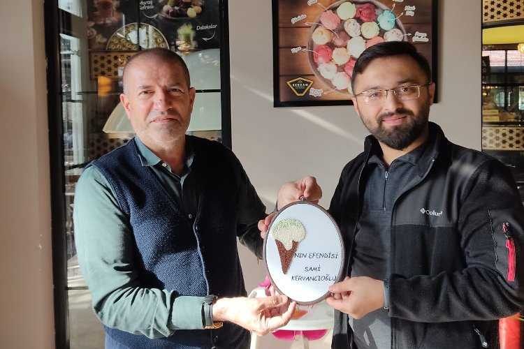 Dondurmanın Efendisi Sami Ustaya ziyaret