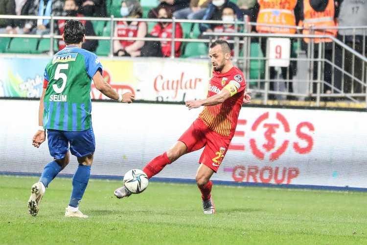 Rizespor Kayseriyi tek golle geçti