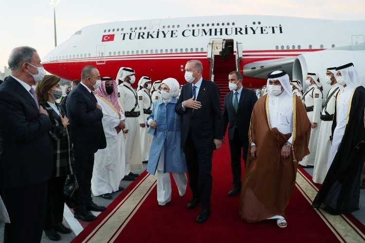 Cumhurbaşkanı Erdoğan Katarda