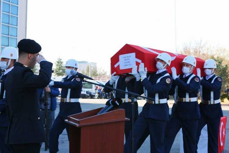 Aksarayda Albay Bilgiç son yolculuğu için Bursaya uğurlandı