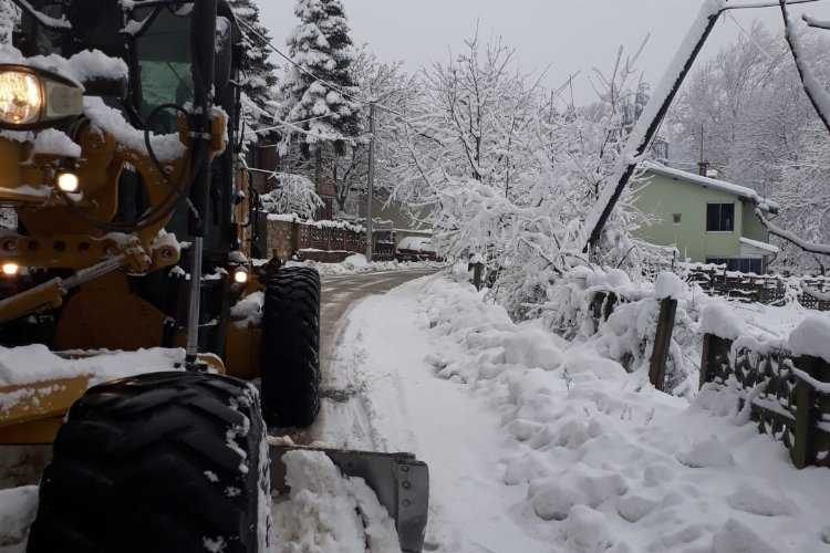 Bursa Osmangazide kar teyakkuzu