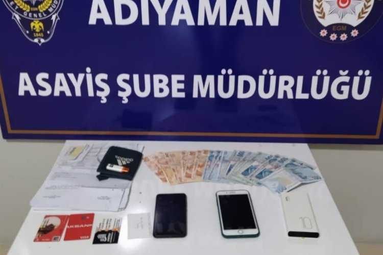 Adıyamanda çaldı, Gaziantepte bozdurdu; asayişten kaçamadı!
