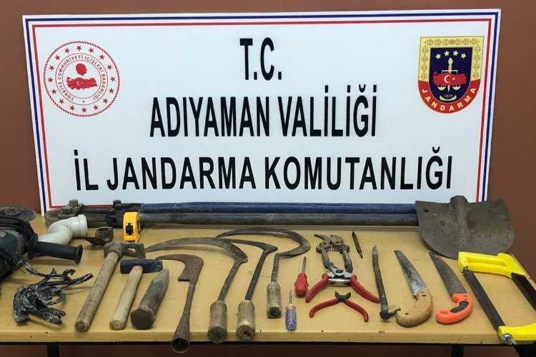 Adıyaman Sincikte elektrik direği çalındı 