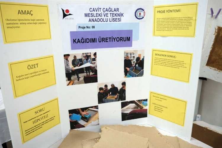 TÜBİTAK Fuarında kağıt üretimi ilgi gördü