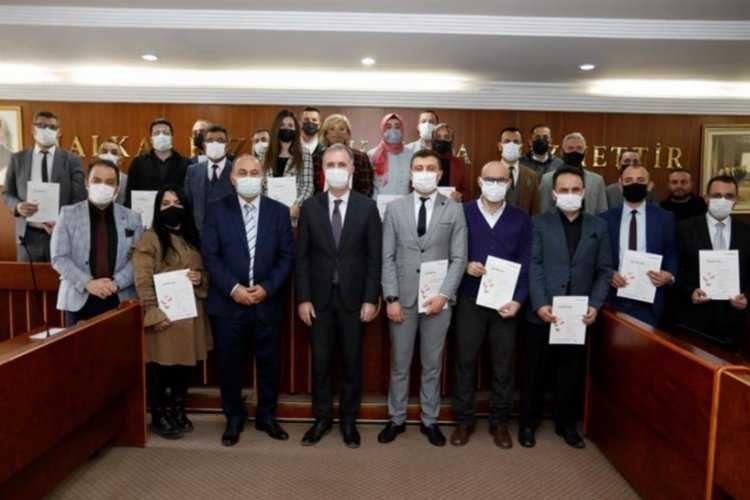 Bursa İnegöl de 20 personel Kaizen Eğitmen Eğitimi Sertifikasını aldı 