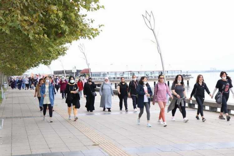 Kocaeli İzmitte sağlıklı yürüyüşlere devam
