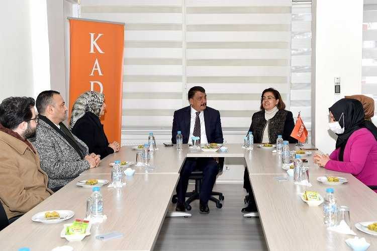 Malatyada Başkan Gürkandan KADEM ziyareti