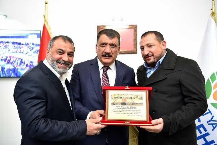 Malatya Şire Pazarı esnafından Büyükşehire ziyaret 