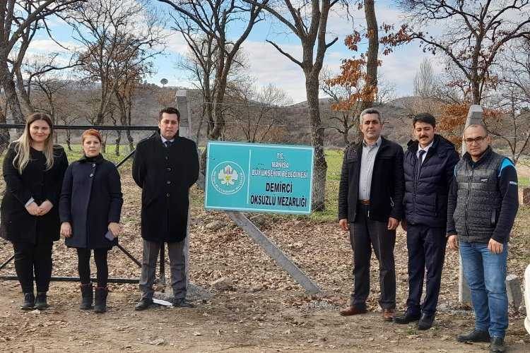 Manisa Demircide mezarlıklar güvende 