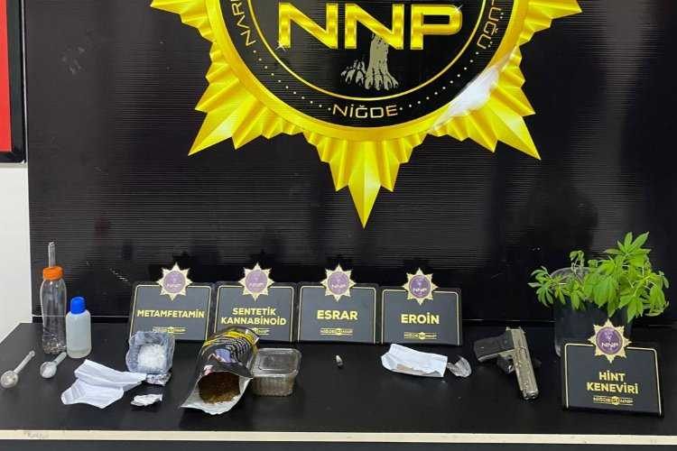 Niğdede uyuşturucuyla mücadele devam ediyor 