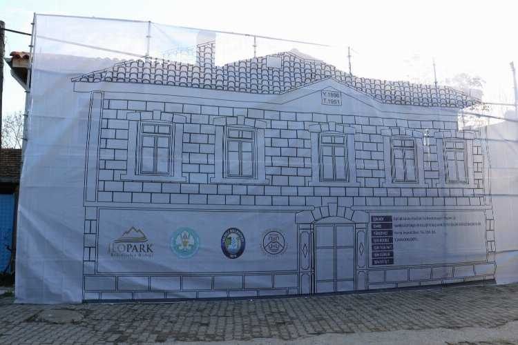 Manisa Salihlide Atatürk Evinde restorasyon sürüyor