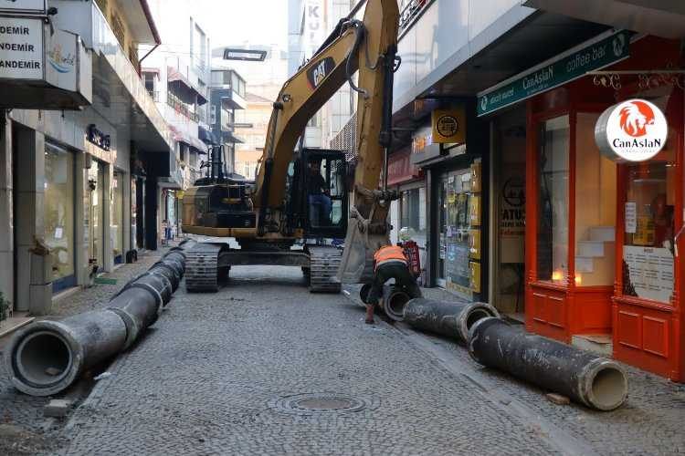 Kocaeli İzmit Fethiye Caddesinde çalışmalar devam ediyor 