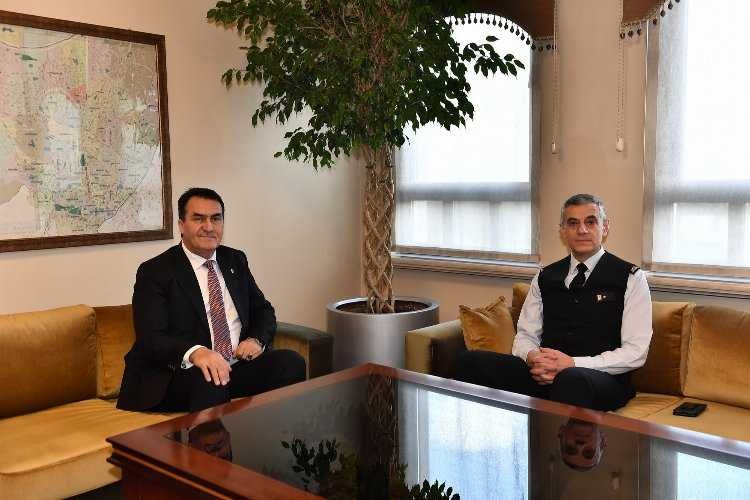 Bursa Osmangazide Tuğgeneral Yalçınkaya’dan iade-i ziyaret