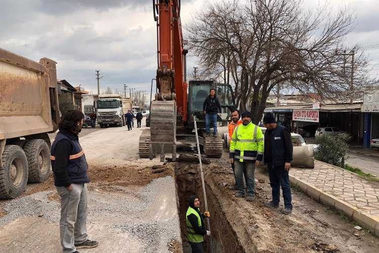 Manisa Akhisarda prestij cadde çalışmaları devam ediyor 