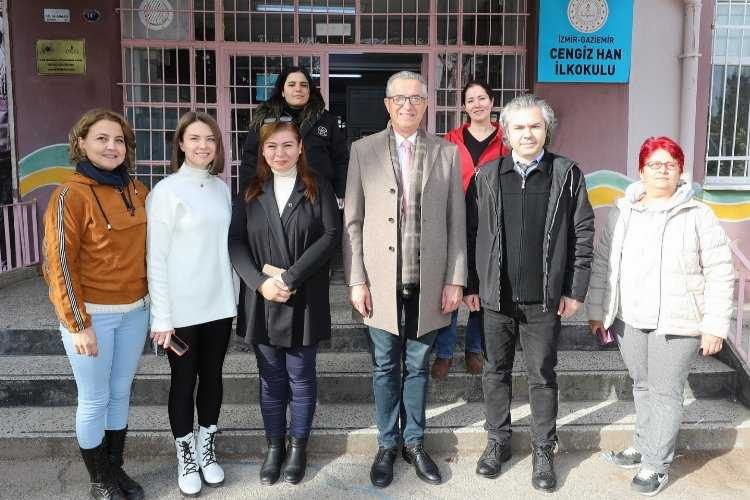 İzmir Gaziemirde duygulandıran buluşma