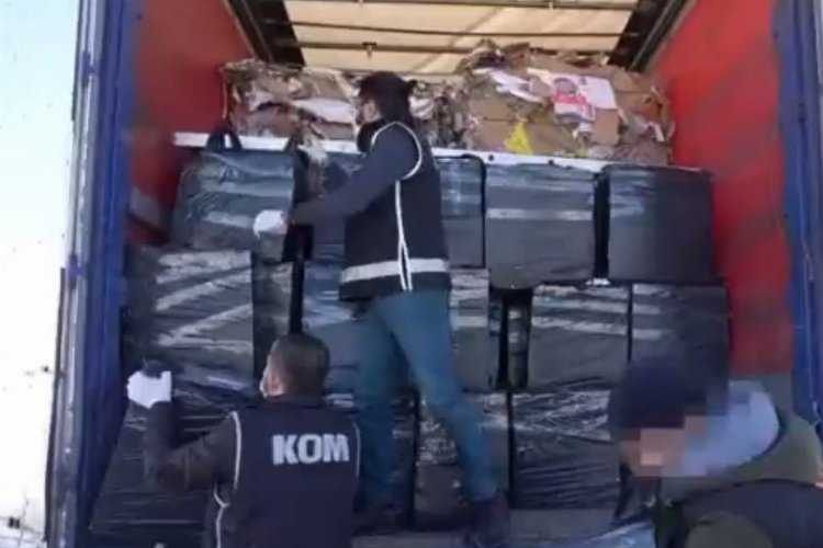 Mardinde 61 bin 580 paket kaçak sigara ele geçirildi