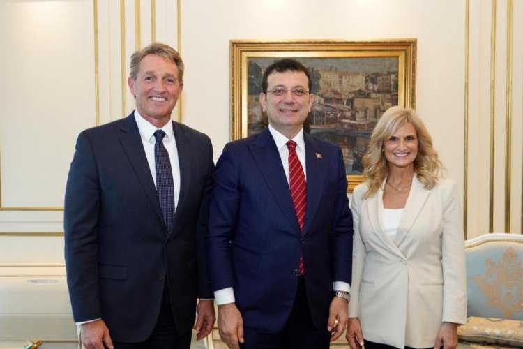 Büyükelçi Flakeden İmamoğluna ziyaret 