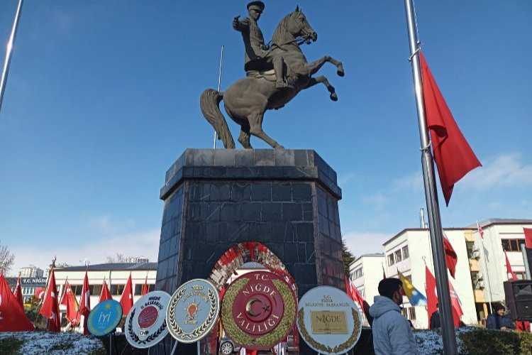 Atatürkün Niğdeye gelişinin 88. yıldönümü kutlandı