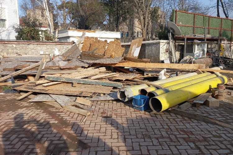 İBB Anadolu Hisarındaki kaçak yapıyı mühürledi