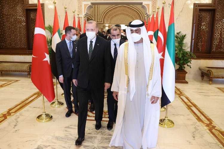 Cumhurbaşkanı Erdoğan BAEde resmi törenle karşılandı