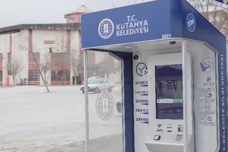 Kütahya Merkez Kampüste kart dolum kiosku 3e yükseldi 