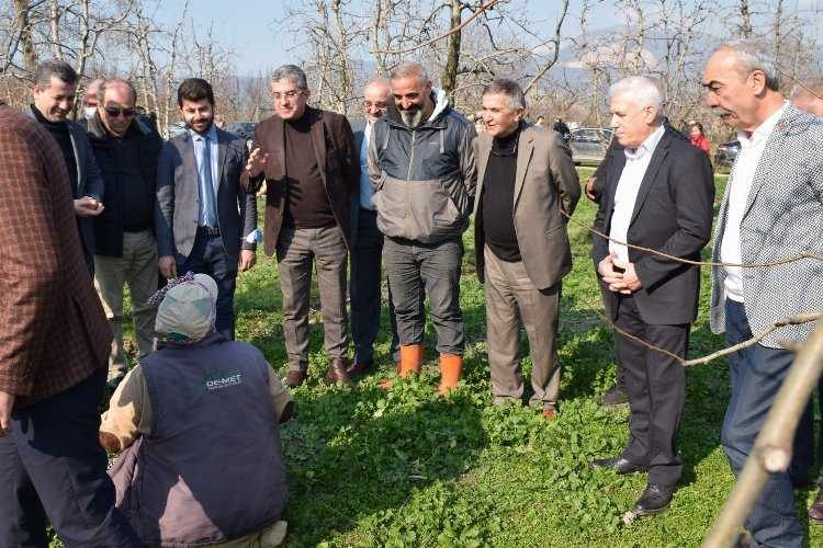 CHPli Günaydın Bursa Gürsuda üreticinin sesi oldu