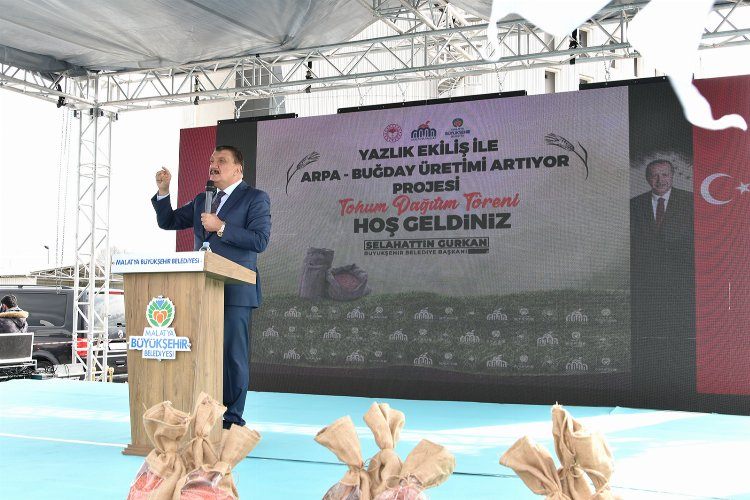 Malatyada çiftçilere buğday ve arpa tohumu dağıtımı yapıldı