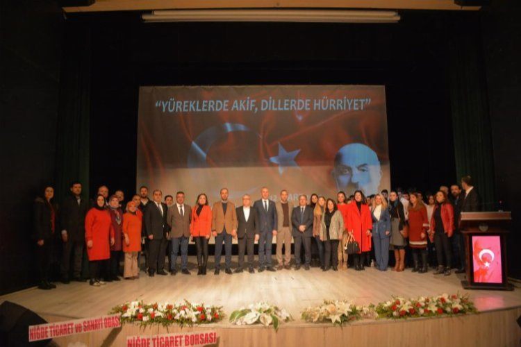 Mehmet Akif Ersoy Niğdede anıldı