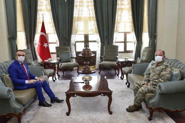Tuğgeneral Oruçoğlu’ndan, Vali Soytürke ziyaret